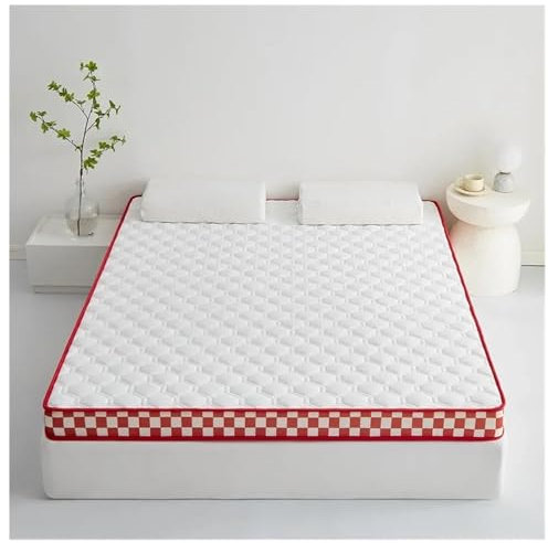 Latex-Matratze, Weiche Und Verdickte Memory-Schaum-Matratze, Faltbar, Für Schlafzimmer, Zuhause, Tatami-Matratze, Tragbare Isomatte Für Studentenwohnheim, Camping (Color : A, Size : 90x200cm)