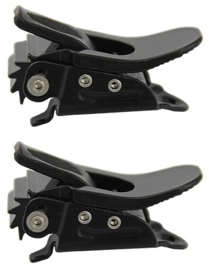 YUANYAO 1 paio di parti di rilegatura for snowboard cinturini con fibbia a cricchetto nera con base in metallo larghezza 24 mm accessori for lo sci
