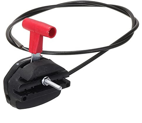 QUENPE Kit de poignée de commande universelle for tondeuse à gazon, 142cm, 56 pouces, interrupteur d'accélérateur, levier de commande, outils électriques de remplacement for jardin Poignée de commutat