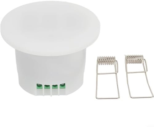 Emiif Millimeter Presence Sensor, Human Presence Sensor, Adjustable 24GHz Smart Motion Detection, Ceiling Light Switch, For Home , AC220V/110V
