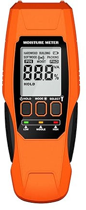 Indicatore digitale, tester di umidità del legno, strumenti di misurazione a due poli, igrometro per legno, rilevatore di umidità del legno