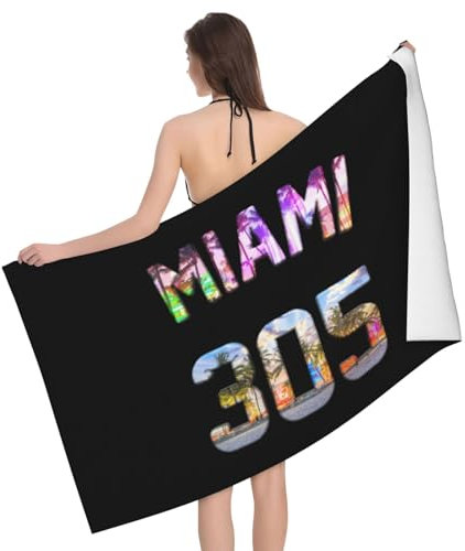 Herren Damen Duschtücher Miami 305 Badetuch Groß Erwachsene Kinder Badetuch Kinder Microfaser Handtücher Für Pool Sauna Strand