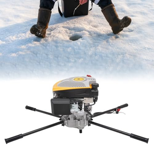 XCSCUK Post Hole Digger, 173cc 4-Stroke Planting Auger,Hole Digging Machine Tool,for Garden Patio