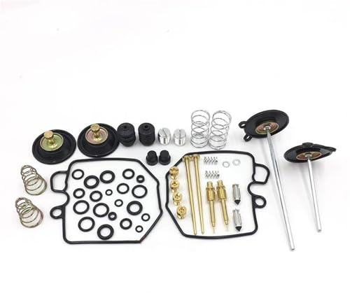 XWDPDNHHD Kit De Réparation De Carburateur pour H&Onda CX500C CX500 1980-1982, Joint De Pointeau, Vis d'air, Pièces De Rechange Kit De Reconstruction De Carburateur