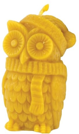 LYSON Kerzengießform Silikonform Eule Zosia Höhe 7 cm Silikon Kerzenform für Sojawachs Bienenwachs Gips Seifer Aromatherapie Kerzenherstellung Bienenwachskerzen Geschenkidee