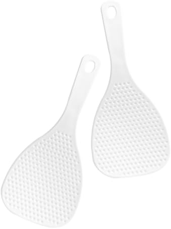 POPETPOP 2pezzi Paletta Riso Reutilizzabile Cucchiaio Cucina Antiscivolo Resistente Usato Per Servire Con Impugnatura Ergonomica e Superficie Antiaderente