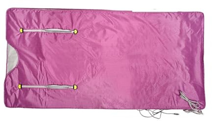 Couverture éctrique de Sauna infrarouge, couverture chauffante for perte de poids et détox, couverture de Sauna amincissante thermique for femmes, Spa à domici, 180x80cm,Séances de sauna à domicile(P