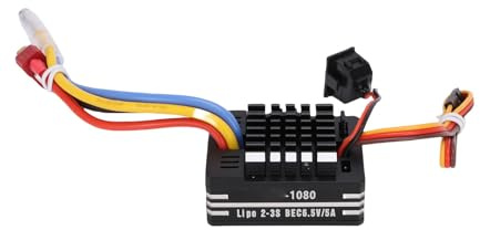 Cocoarm 80A Borstad ESC, Vattentät Design, 3 Driftlägen, för Fjärrstyrda Bilar, Båtar och Tankar