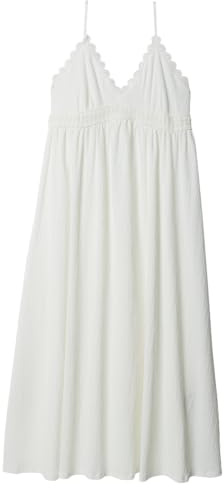 Structured Crochet Details Sleeveless Dress