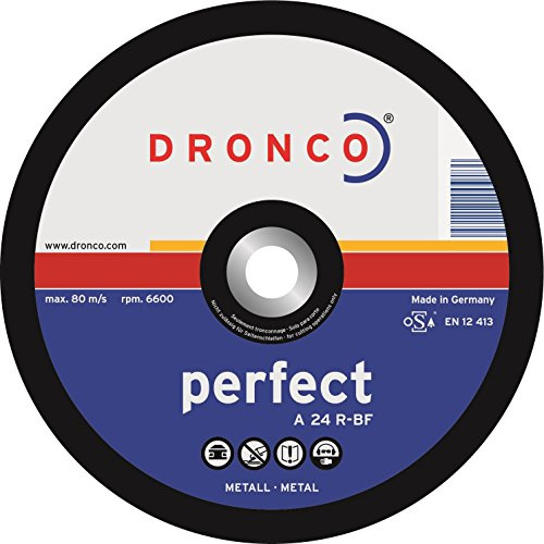 Dronco 1180015 180 x 3 x 22.2 mm Disques plats de coupe Métal (Lot de 25)