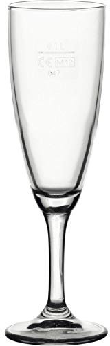 Unbekannt Bicchiere da spumante, vetro, 5,4 cm, 12