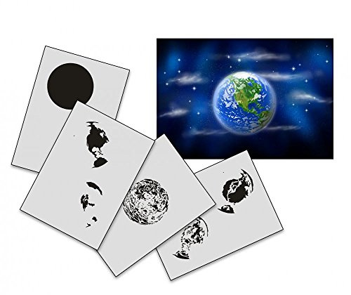 UMR-Design AS-161 Earth Airbrushschablone Step by Step Grösse XL