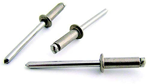 Bralo - Remache inoxidable a2 cabeza alomada diámetro 4,8x14mm