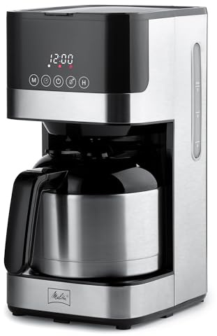 Melitta Aroma Tocco Thermal Drip Coffee Maker, 8-Cup, Programmable with Automatic Shut-Off, Pause & Serve, Stainless Steel Carafe
