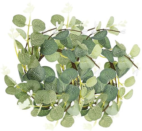 DOITOOL 2 Stück Türkranz Outdoor Kranz Deko Trockenblumen Kranz Türkranz Trockenblumen Türkranz Personalisiert Blumenkranz Deko Türkranz Herbst Fensterdekoration