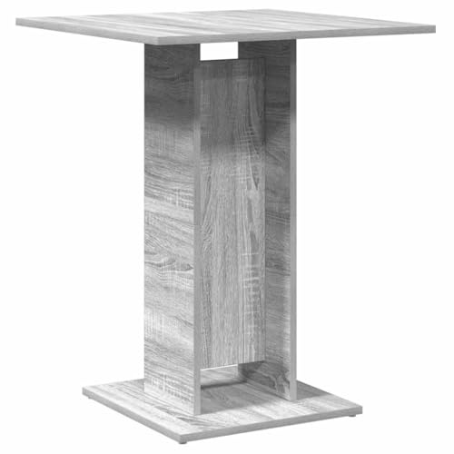 vidaXL Bistro Table Grey Sonoma 60x60x75 cm Engineered Wood