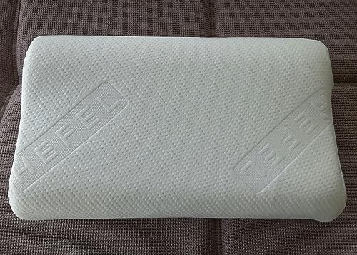 Hefel Kissenbezug für Memory M Nackenstützkissen Jerseybezug 100% Baumwolle 30 x 50 cm weiß