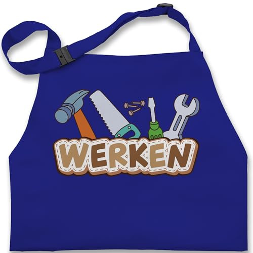 Shirtracer - Kinderschürze Schürze Kinder Jungen Mädchen - und Malschürze - Werken Werkunterricht Basteln