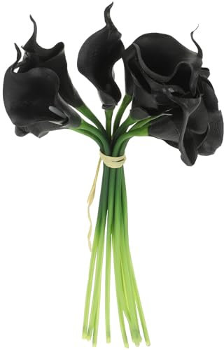 WOFASHPURET 10stücke Künstliche Calla-lilienblüten Naturgetreue Dekoration Für Zuhause Büro Hochzeit Party Garten Balkon Ohne Pflege Nötig