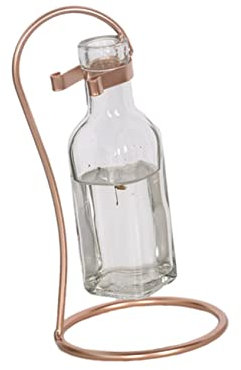 AOKWAWALIY Blumenvasen für Zuhause, Tischdekoration, Wasserpflanzung, Glasvase, praktische Vase, Ornament, Blumenarrangement, Vase, Wasserpflanzvase, Schmiedeeisen-Dekorationen, Eisenteile