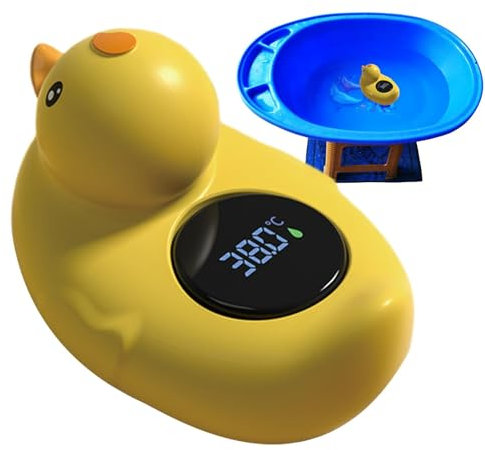 Medidor de temperatura del baño del bebé del pato,Medidor de temperatura del agua de la bañera del bebé | Medidor digital de temperatura para habitaci y baños Duck - Medidor de