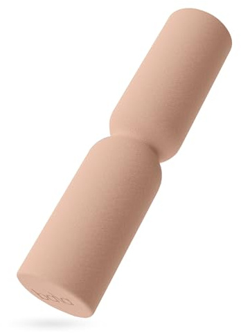 Bala Hourglass Foam Roller (Sand) - Soft Density Back Roller Foam for Physical Therapy, Deep Tissue Muscle Massage, Flexibility & Stretching - Workout Roller for Yoga, Neck, Back & Legs Exercise