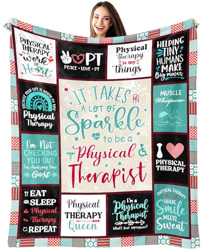 Jengehta Physical Therapist Gifts, Physical Therapist Gifts for Women, Best Gifts for Physical Therapists, Gifts for Physical Therapists, Physical Gifts for Therapist Throw Blanket 60X 50