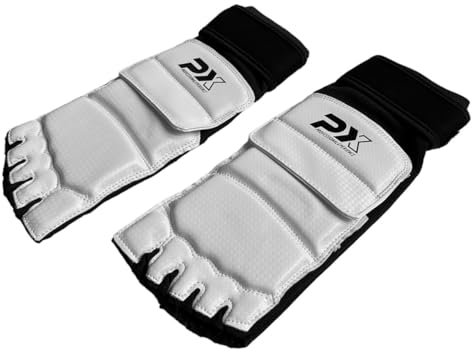 TEKKA BUDO PX TKD Fuß-Spannbandage - Karate, Taekwondo, Kickboxen - Kampfsport Schützer