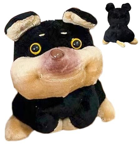 Dog Plush Pendant - Cartoon Plush Doll Keychain Pendant - Bright Colors Plush Stuffed Keychain for Car Keys, Bags, Backpack, Mobile Phones