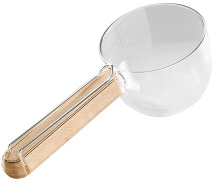 Paletta per latte in polvere | Misurino per zucchero | Misurino per sale | Set di cucchiai da cucina | Paletta per alimenti con clip | Misura accuratamente e multiuso per misurare una varietà di ingre