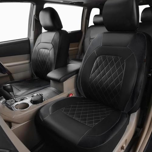 DBCFL Auto Sitzbezüge für BMW 2er F45 Active Tourer 2014-2018 2019 2020 2021 2022 2023 2024 2025, PU Leder Sitzschoner Komplettset Autositzbezüge Wasserdicht Sitzkissenschutz Protektoren Zubehör