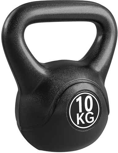 HOMCOM Kettlebell Kugelhantel mit Sand befüllt Zuhause Krafttraining | Gewicht-Hantel, für Anfänger