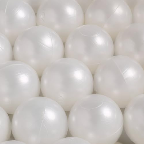 MISIOO 600 stycken bollar för bollbad, 6 cm – säkra och giftfria – babyleksaker – leksaker från 1 år – barnsäker och okrossbar för skojs och lek