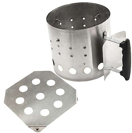 ifundom Secchio per Inossidabile Accendifuoco per Kit per Barbecue da Attrezzo per Barbecue Contenitore per Accendifuoco per Grigliate