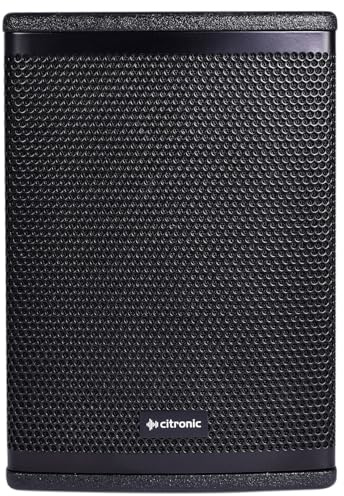 Citronic | CUBA-6 Passive PA Speaker Cabinet – Full Range Wooden DJ & Disco Speaker with 6.5 Woofer, Stage Monitor, Bookshelf or Floor Standing Powerful Professional Sound System | 160Watts Max