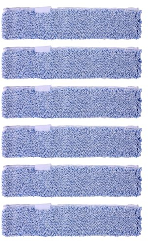 6pcs Microfiber Window Cleaning Refill, 35cm/14in Reusable & Washable Squeegee Cloth Sleeve Compatible with MR.SIGA Window Glass Cleaning Tools Home and Office