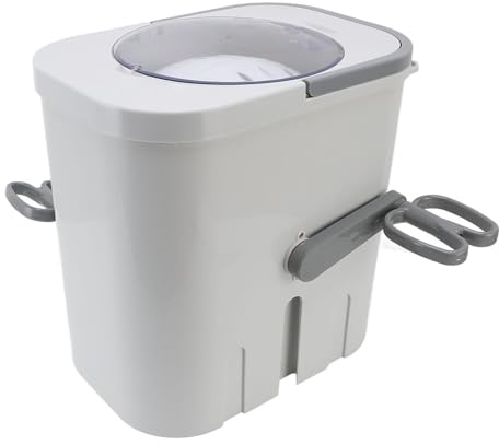 ZASCHMOY Manuell Klädtvätt - Energisparande Bärbar Handvev Roterande Tvättmaskin för Sovsal eller Liten Lägenhet