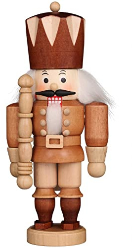 Christian Ulbricht Nussknacker Nussknacker König Natur - 17,5cm - Original Erzgebirge