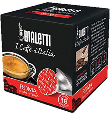 BIALETTI | Capsula Alluminio | Miscela: ROMA MULTIPACK | 128 pz | 1 PACCO | TCBRT001 | BIABRT001 | UNOBRT001 | UNOMAC | TCMAC | MIXMAC