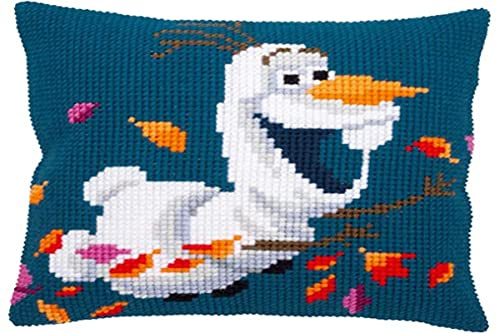 Vervaco Kreuzstichkissen Disney Frozen 2 Olaf, Bild vorgezeichnet
