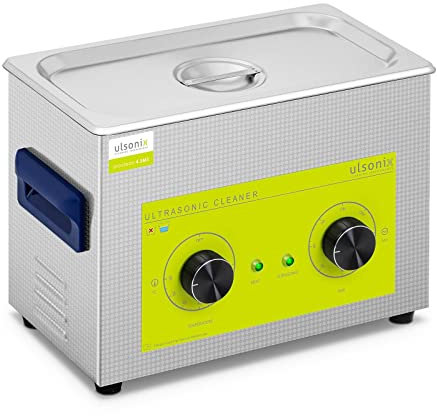 ulsonix Industrial Ultrasonic Cleaner Ultrasonic Bath Cleaning Tank 4.5L 120W 40kHz PROCLEAN 4.5MS (Stainless Steel, 2 Transducers, 0-80°C)