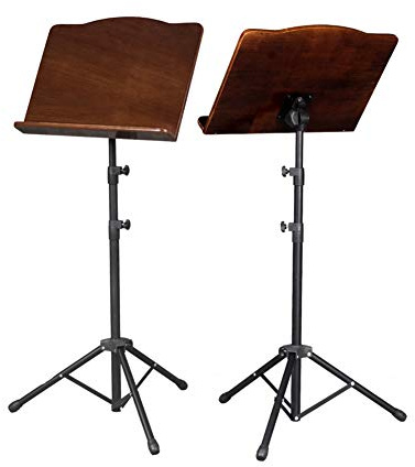 Notenständer Klappbarer, Tragbar Notenpult Professionell Einstellbare Höhe Leicht, Geeignet für Home Studio Gig Performance(B)