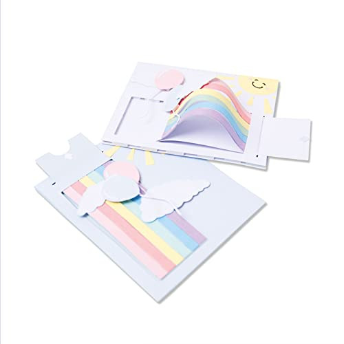Sizzix Thinlits Stanzschablone 665086 Rainbow Slider Karte von Georgie Evans 13 Stück