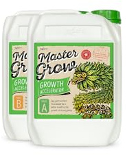 Basic Growth Fertilizer Xpert Nutrients Master Grow A+B (5L) - For the Vegetative Phase of Plant | Balanced Liquid Fertilizer | Indoor and Outdoor Grow Stimulator | Premium Quality
