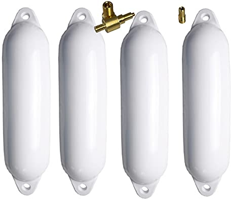 MOTIVEX Fenderset 4 Bootsfender (Weiss, 45)