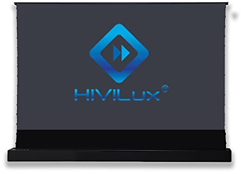 HiViLux® Piso Tension Motor CLR/ALR Lienzo para proyector UST: HiViPrism Cinema HDR de alto contraste/8K/4K/3D 120 pulgadas 16:9 Negro