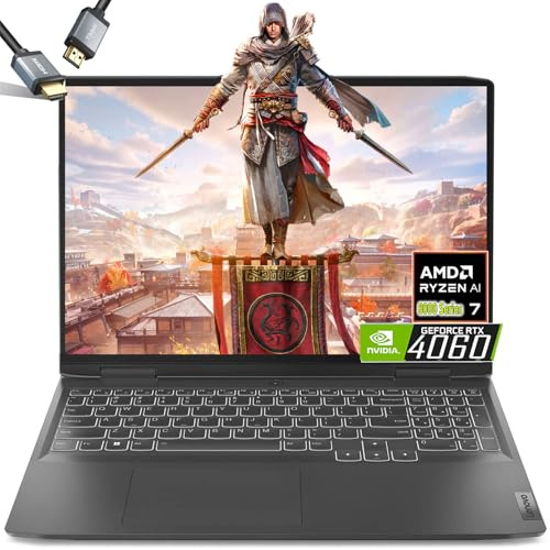 Lenovo LOQ Gaming Laptop RTX 4060 - AMD Ryzen 7 8845HS Beat i9-13900H - 15.6 FHD IPS Display G-SYNC - 64GB DDR5 RAM - 2TB PCIe SSD -Backlit Keyboard - Windows 11 - Computadora Gamer PC