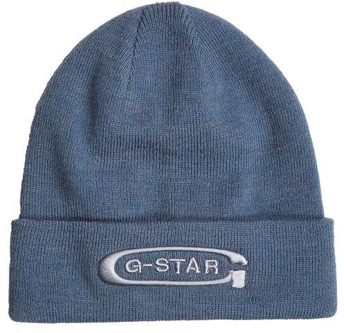 G-Star RAW Effo konstverk lång beanie, Blå (avio D24722-C754-1820), En Storlek