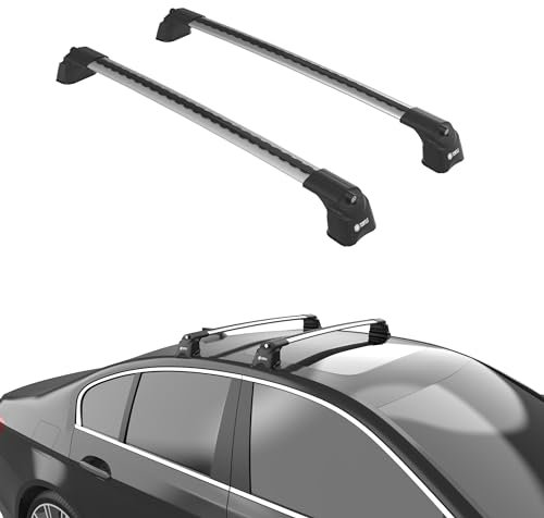 TURTLE kompatibel mit Volkswagen Shuttle (T5) 2003-2015 Air3 Dachträger | GRAU