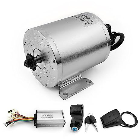 L-faster MY1020 1000W 2000W 3000W 48V Go-Karts E-Bike Scooter DC High Speed Brushless Motor mit Controller Pedal Drosselklappen-Kit (48V 2000W)